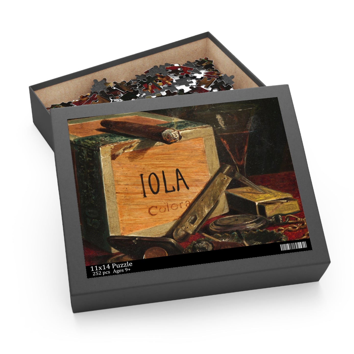 Gentlemen's Still Life by John O'Brien Inman Jigsaw Puzzle