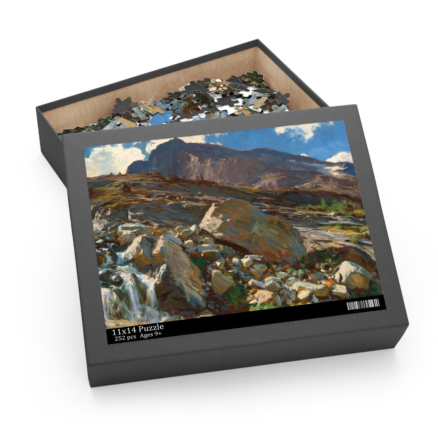 Simplon Pass by John Singer Sargent Jigsaw Puzzle