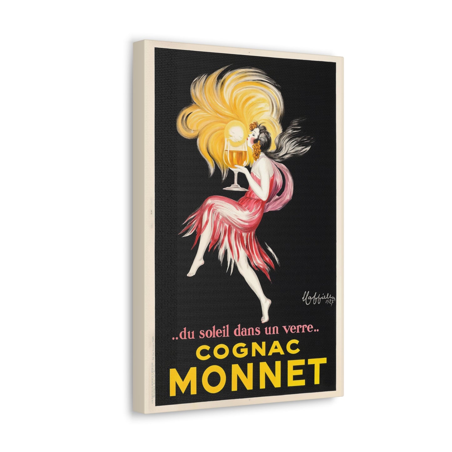 Cognac Monnet by Leonetto Cappiello Canvas Print