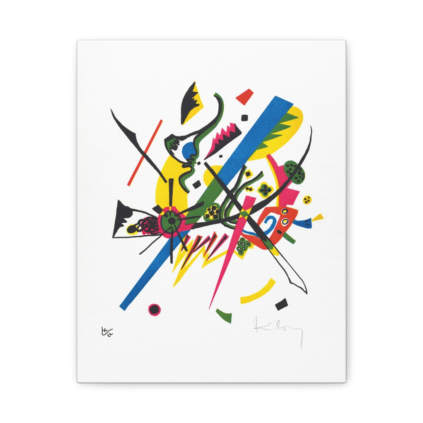 Kleine Welten I (Small Worlds I) by Wassily Kandinsky Canvas Print