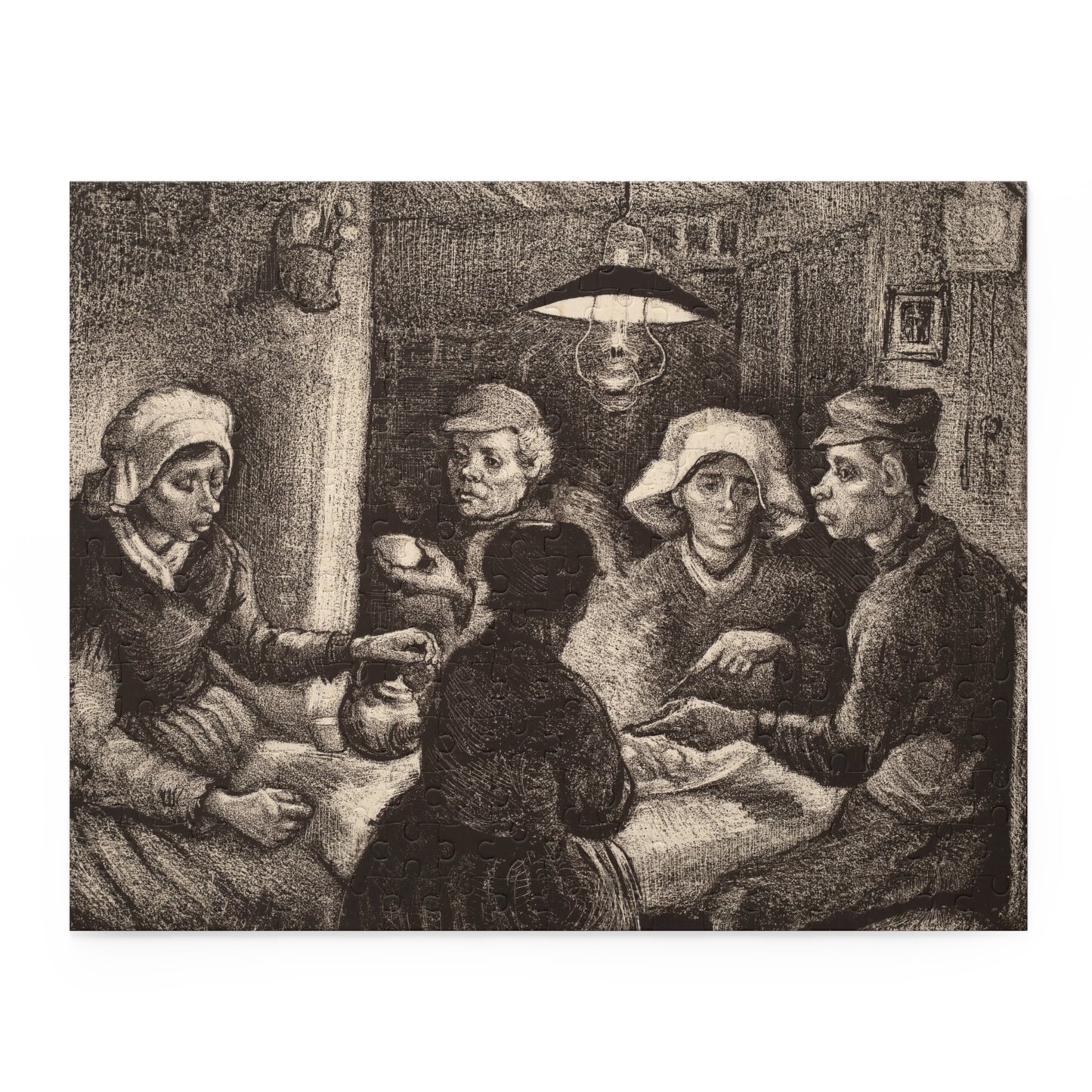 Potato Eaters by Vincent van Gogh Jigsaw Puzzle
