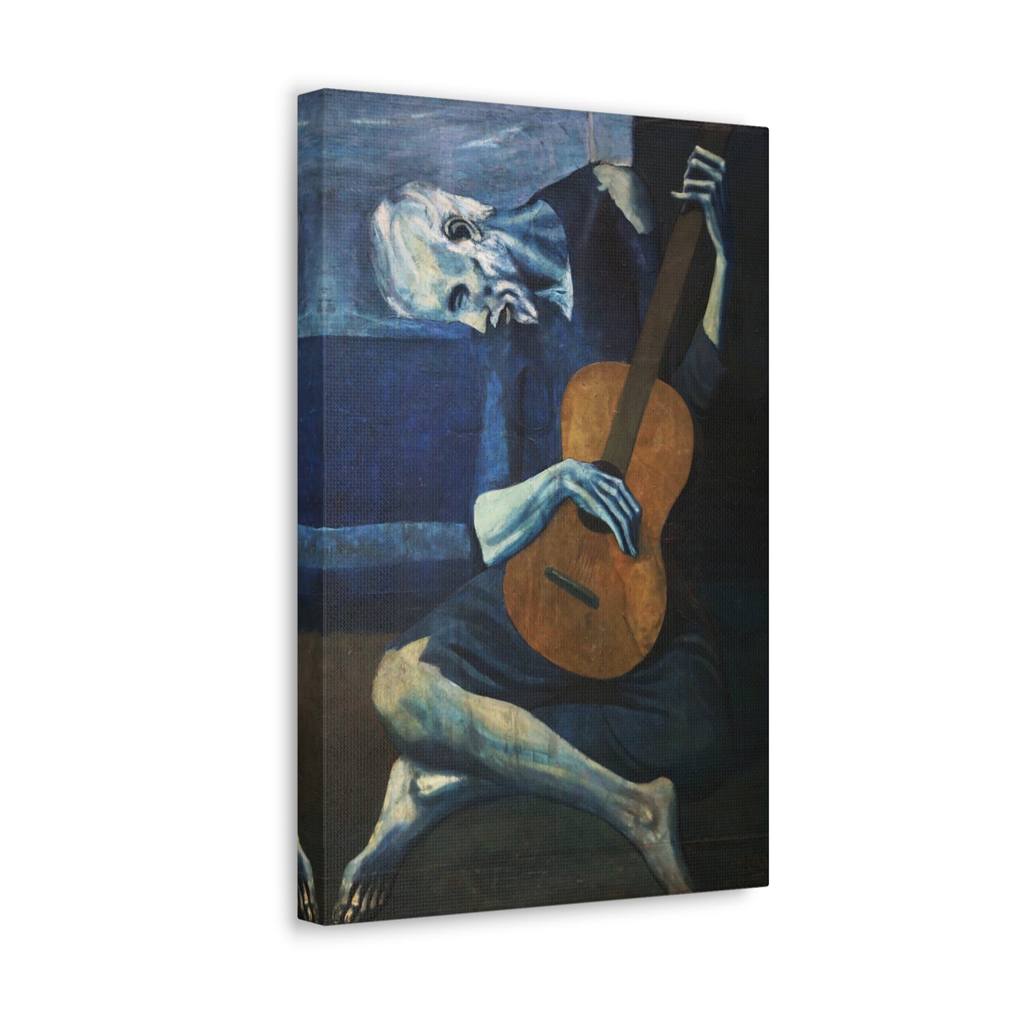 The Old Guitarist by Pablo Picasso Canvas Print