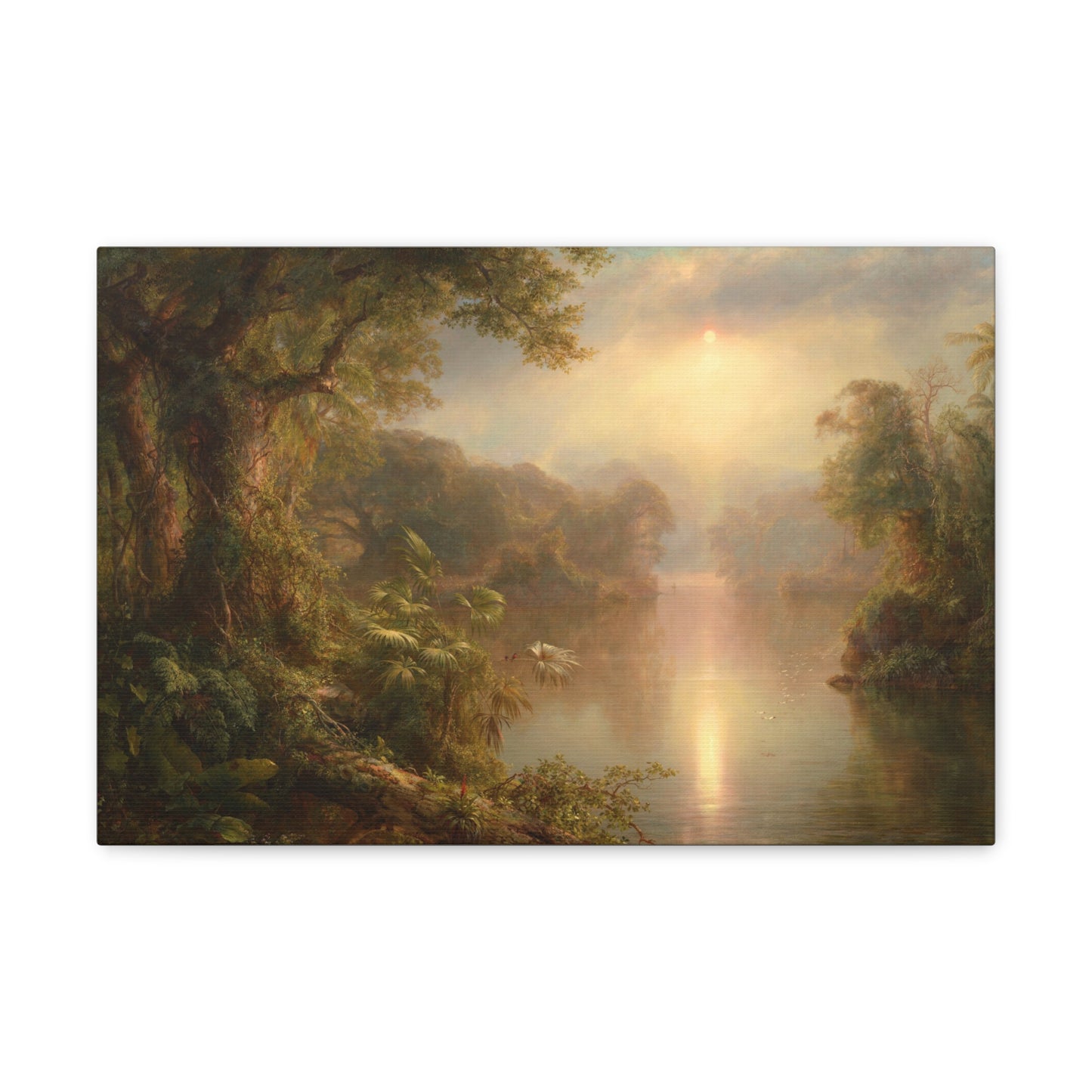 El Rio de Luz (The River of Light) by Frederic Edwin Church Canvas Print