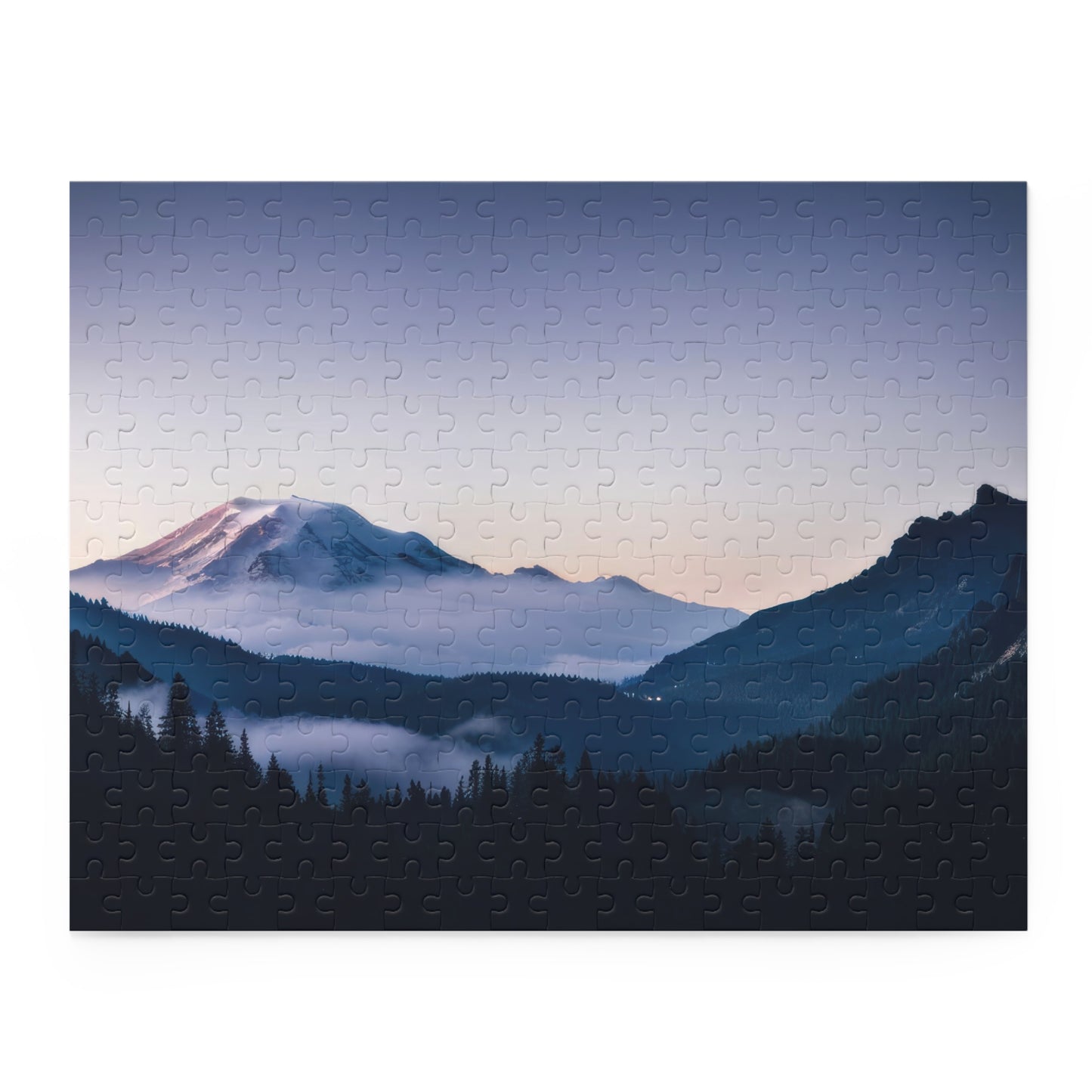 Mount Rainier Scenic Landscape Photo IV Jigsaw Puzzle