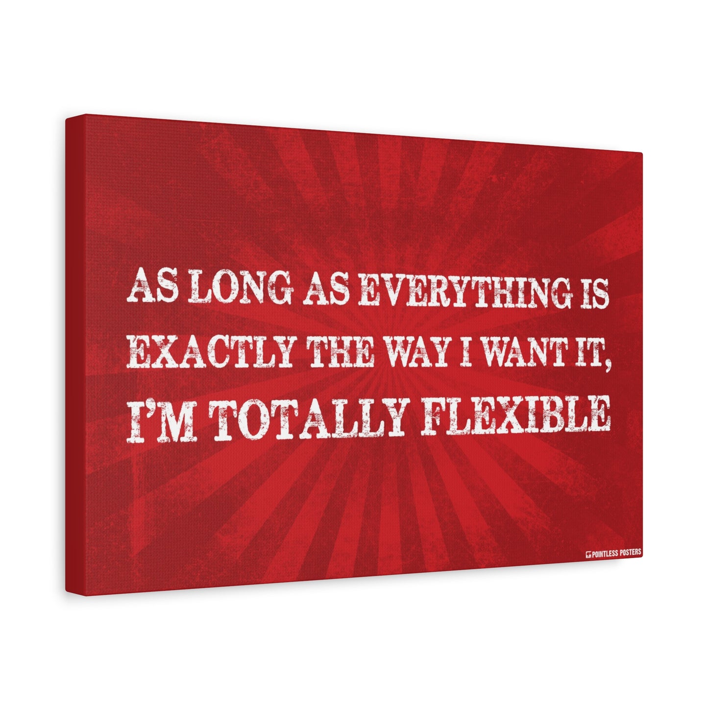 As Long As Everything Is Exactly The Way I Want It Canvas Print