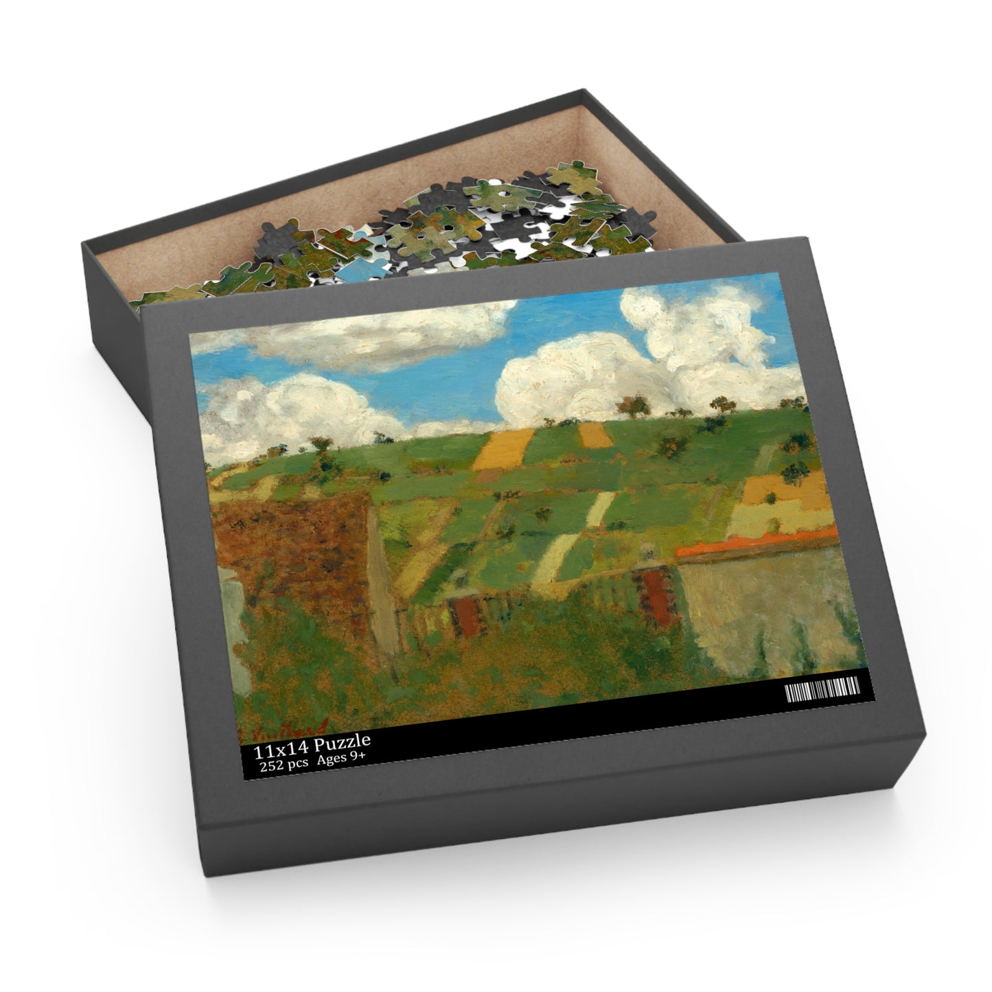 Landscape of the Ile-de-France by Edouard Vuillard Jigsaw Puzzle