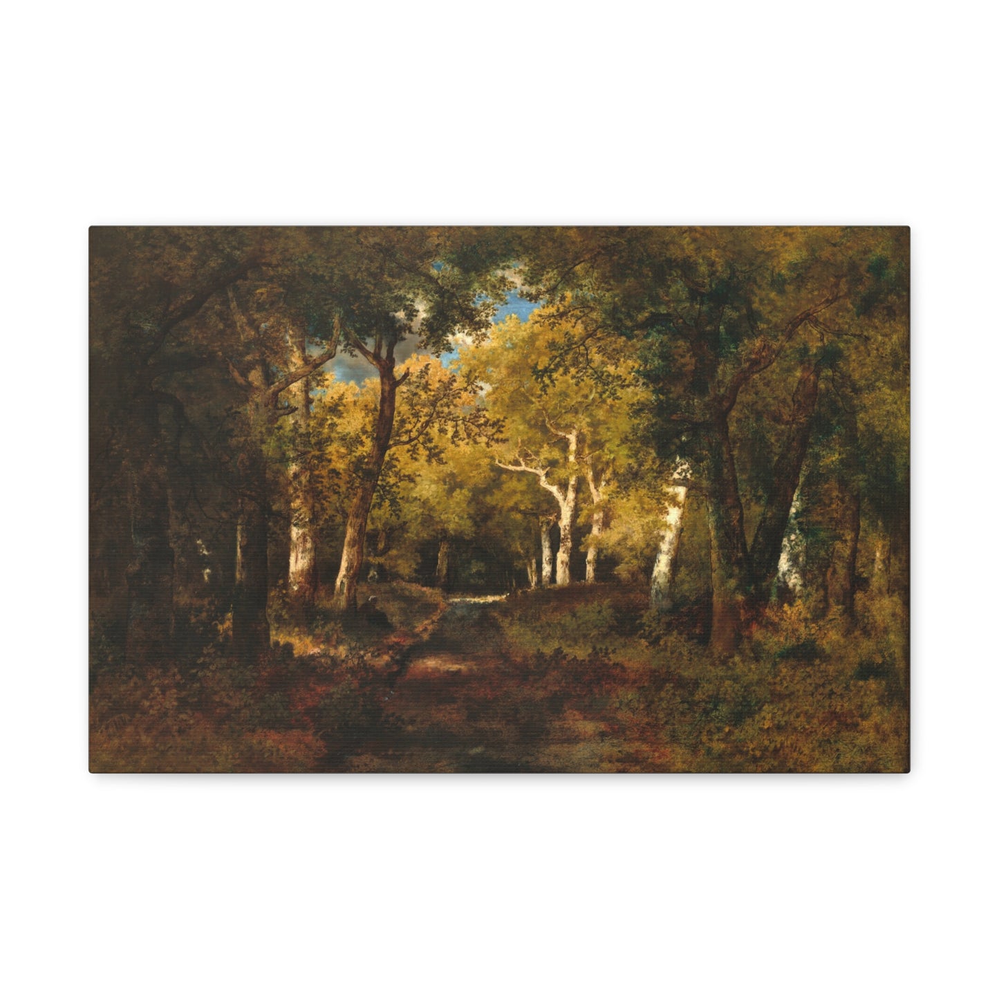 In the Forest by Narcisse Diaz de la Pena Canvas Print