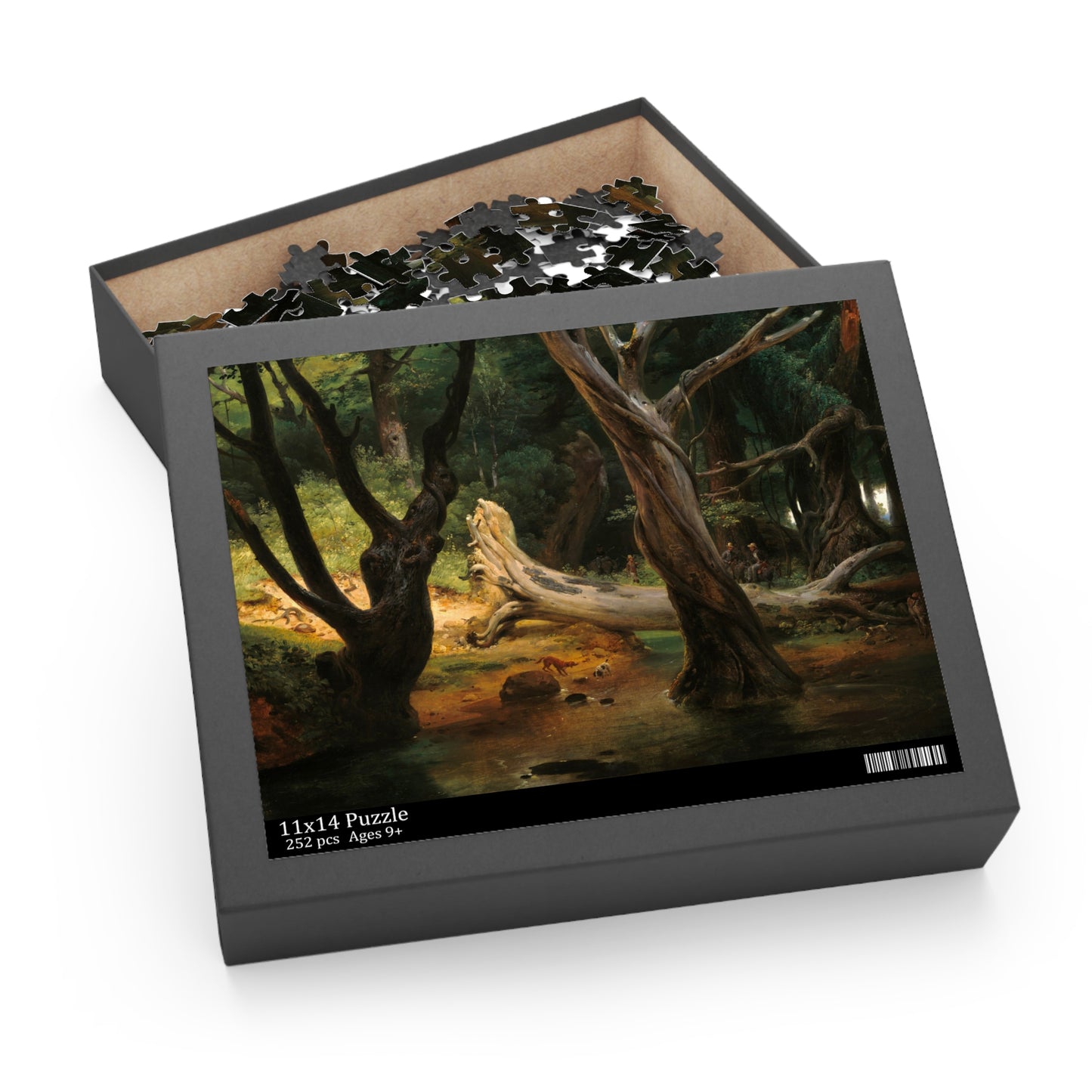 Departure for the Hunt in the Pontine Marshes by Horace Vernet Jigsaw Puzzle