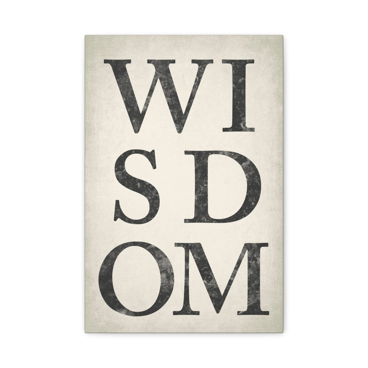 Wisdom Typography Canvas Wall Art