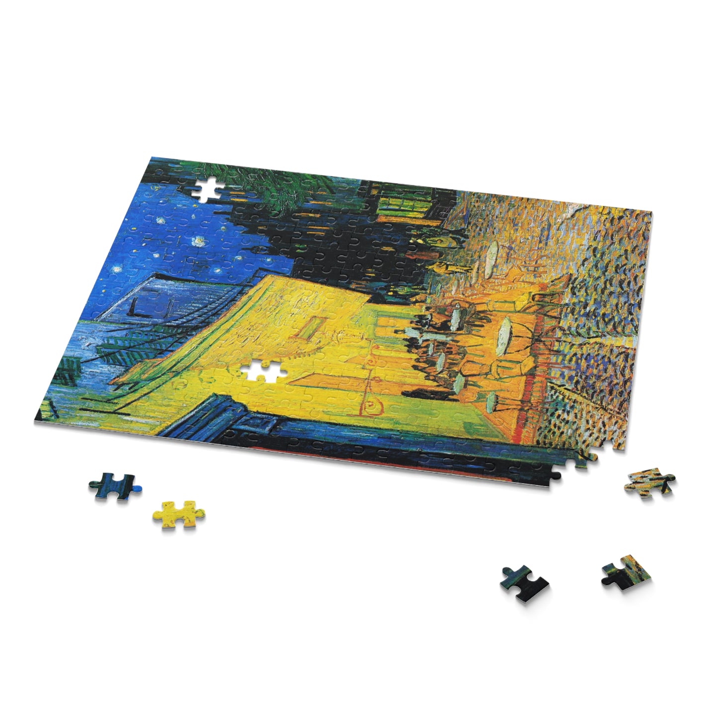 Cafe Terrace at Night by Vincent van Gogh Jigsaw Puzzle