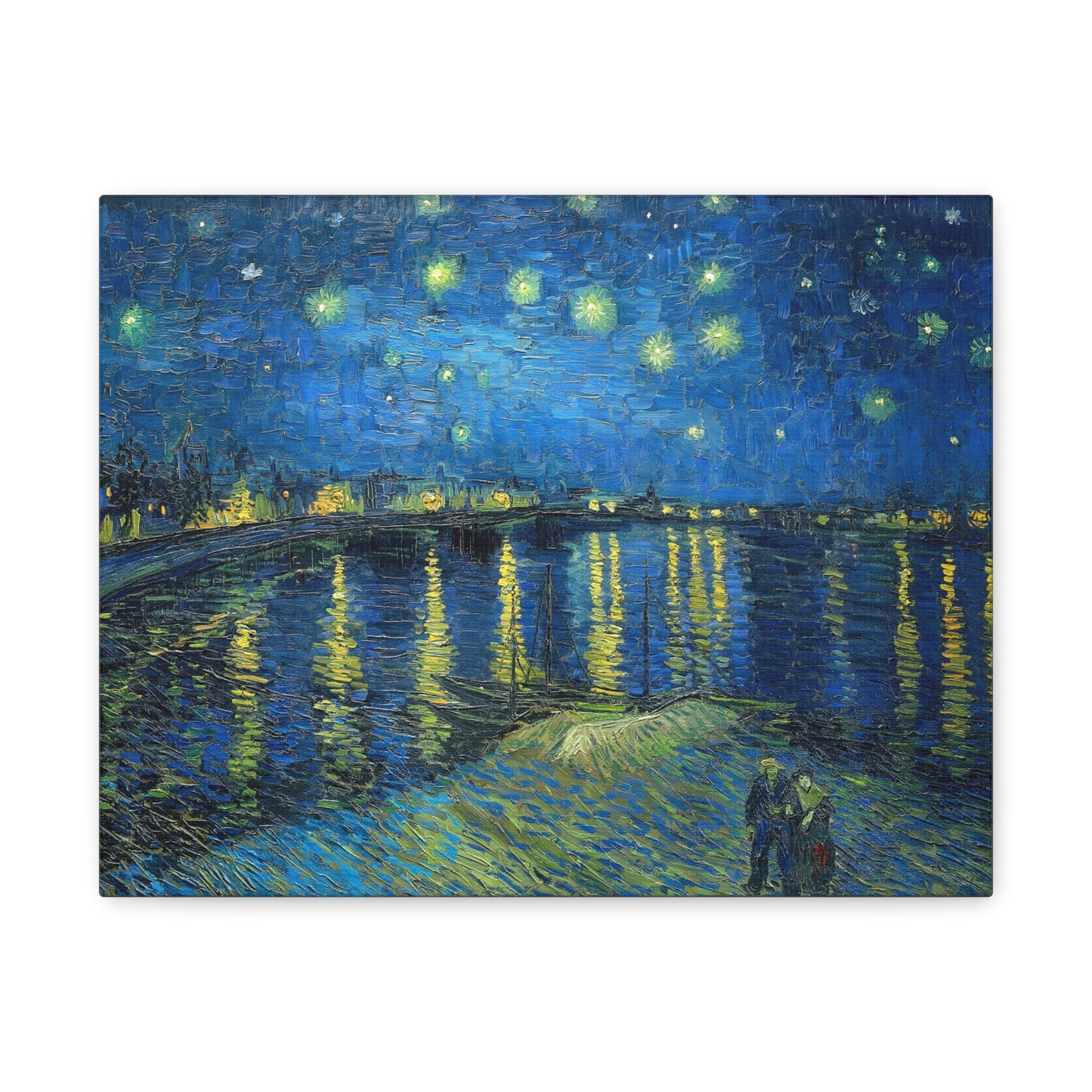 Starry Night Over the Rhone by Vincent van Gogh Canvas Print