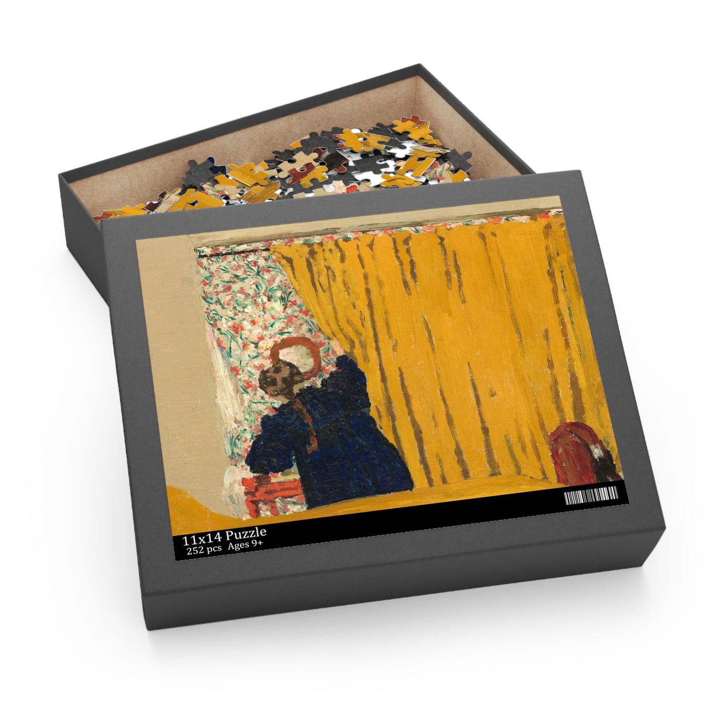The Yellow Curtain by Edouard Vuillard Jigsaw Puzzle