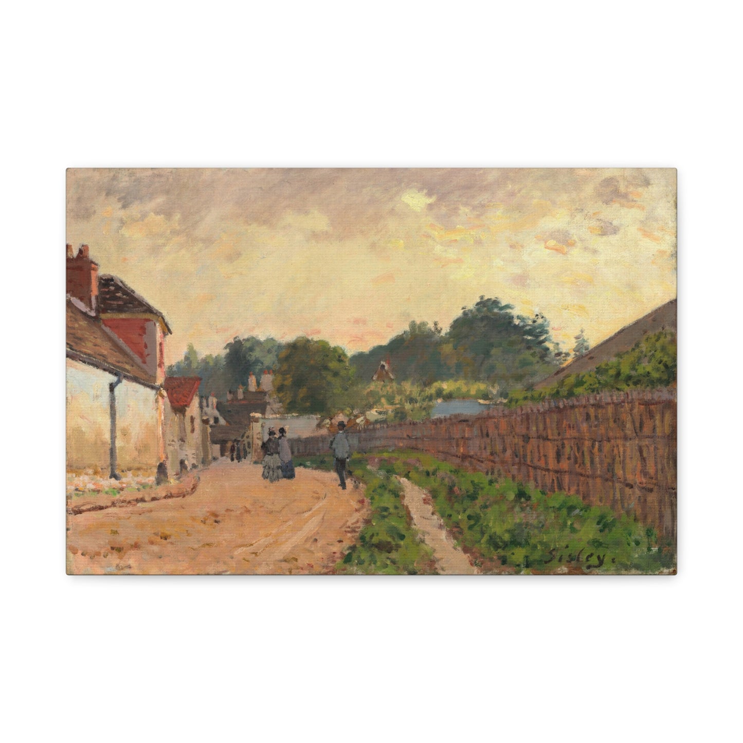 Marly-le-Roi by Alfred Sisley Canvas Print