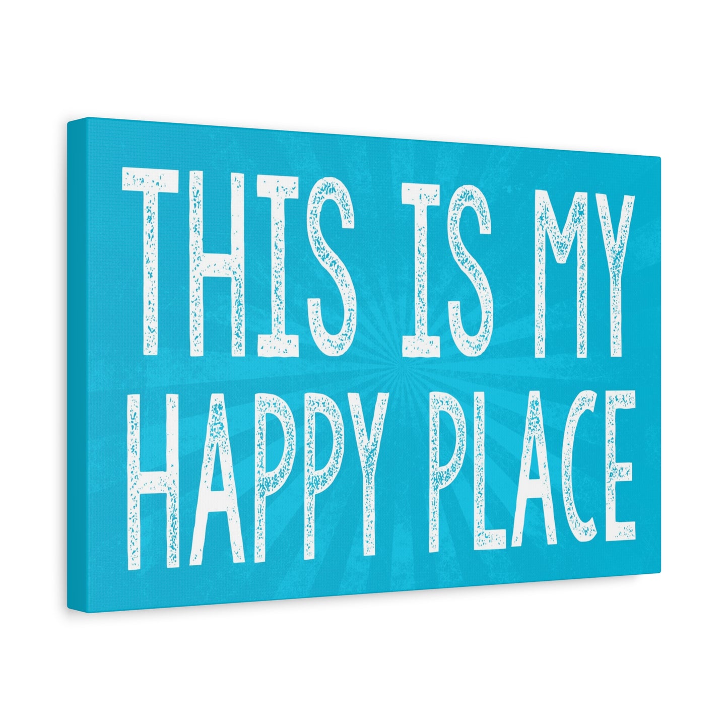 This Is My Happy Place - Motivational Canvas Wall Art