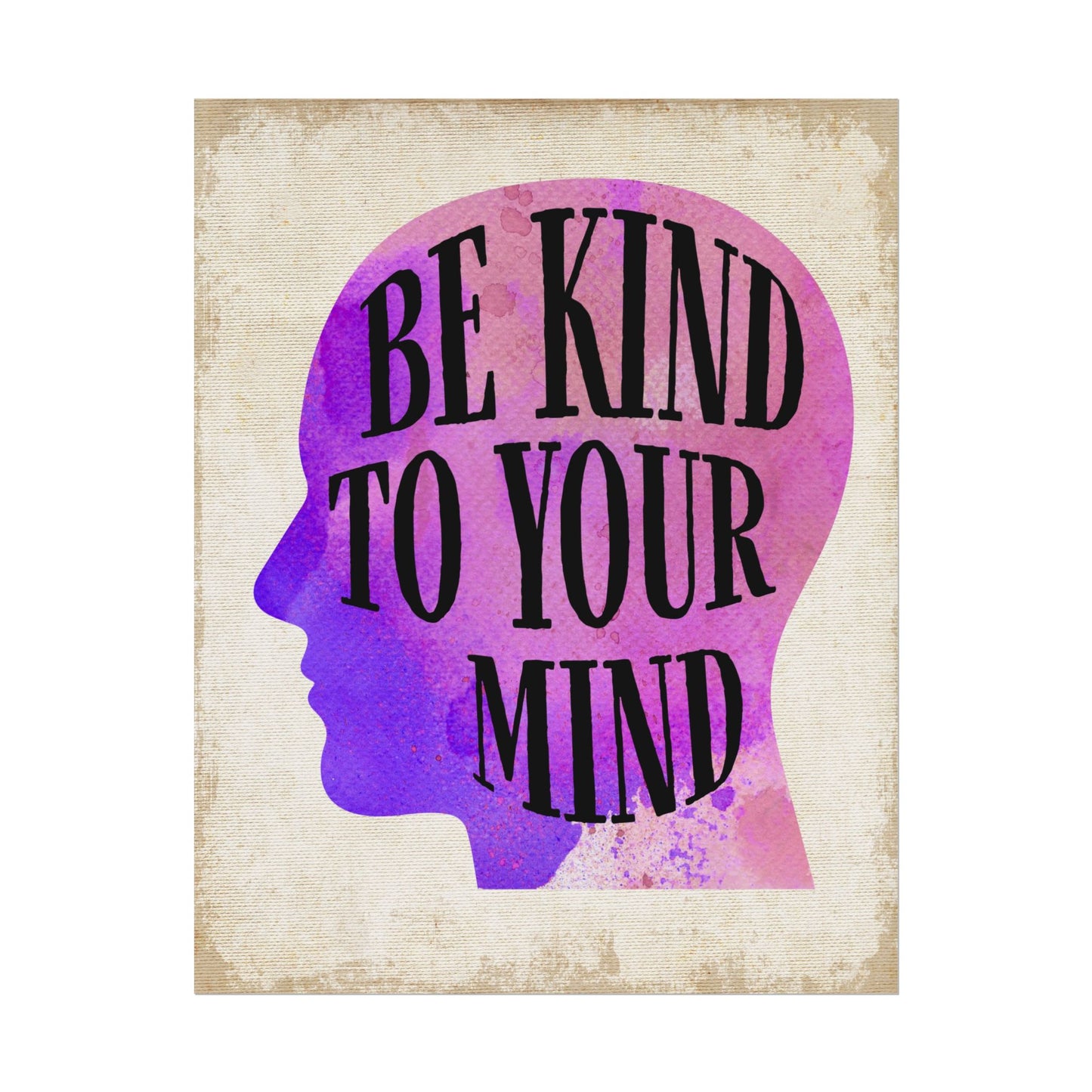 Be Kind to Your Mind Meditation Art Print