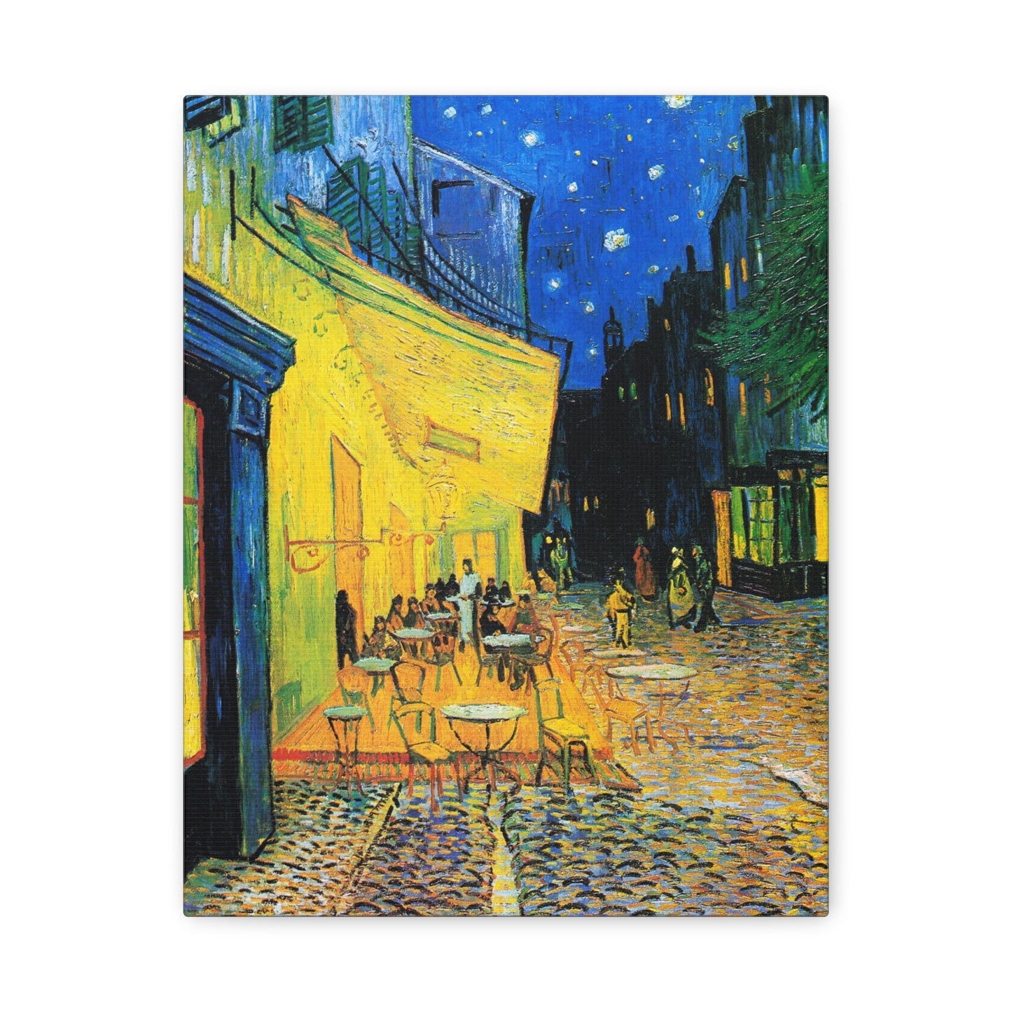 Cafe Terrace at Night by Vincent van Gogh Canvas Print