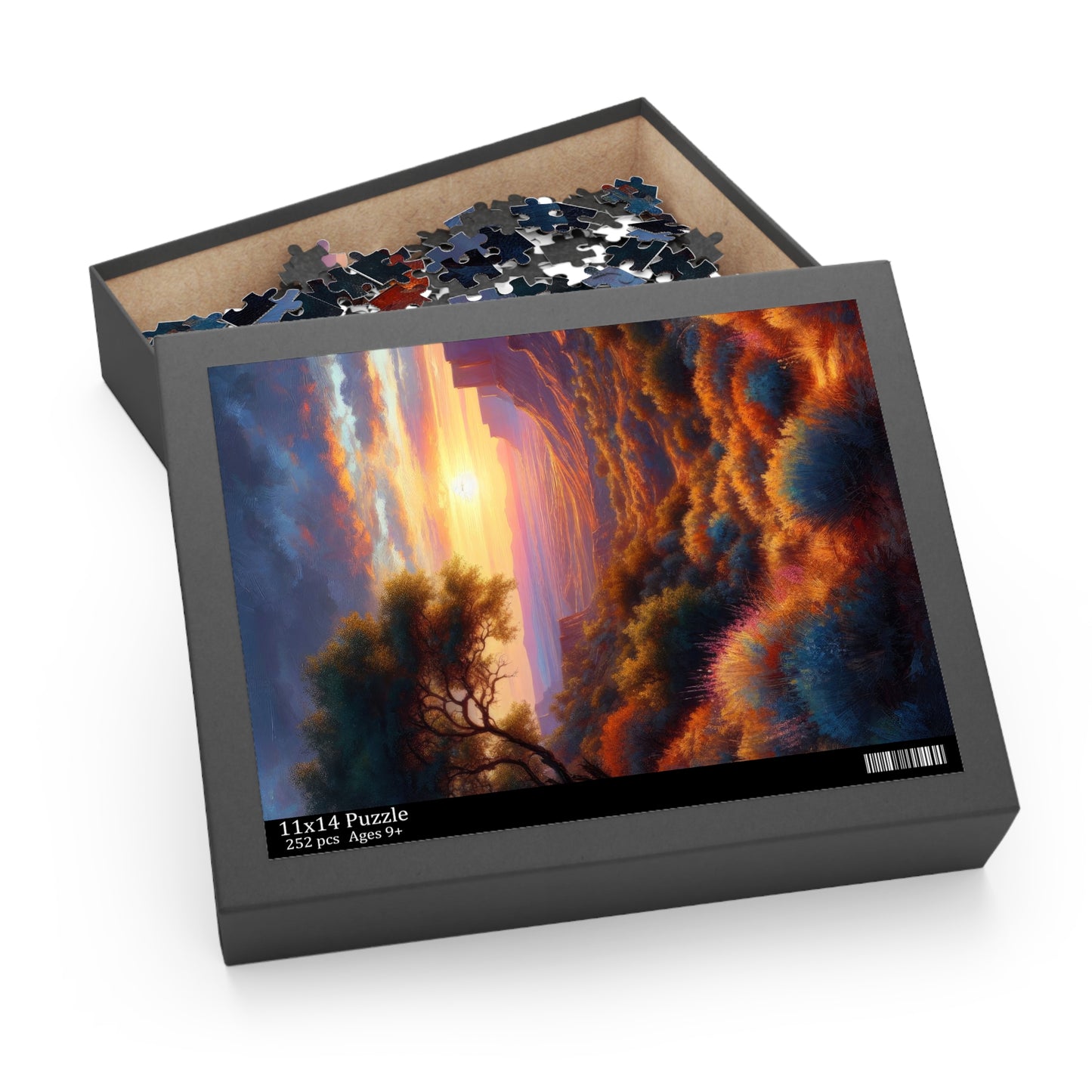 Sunrise in The Desert Southwest Jigsaw Puzzle