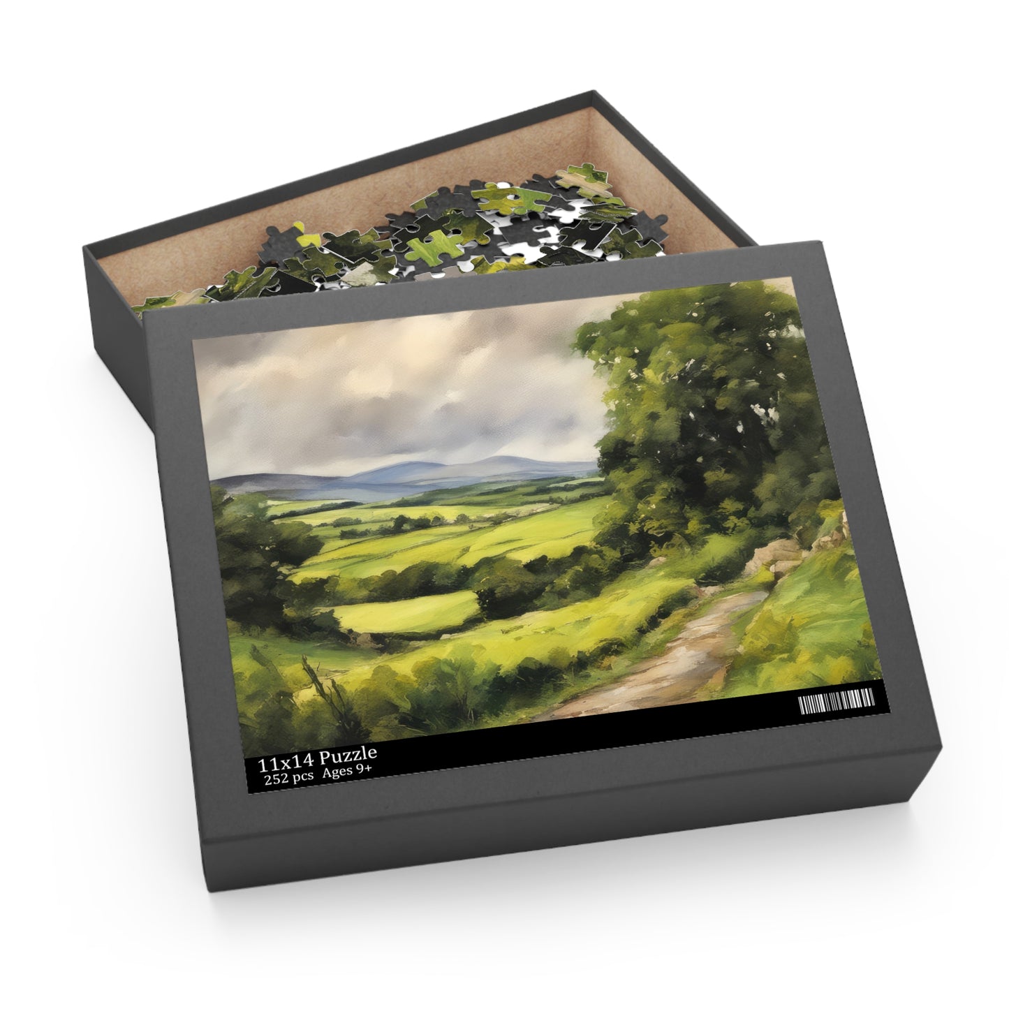 English Countryside Acrylic Painting Jigsaw Puzzle