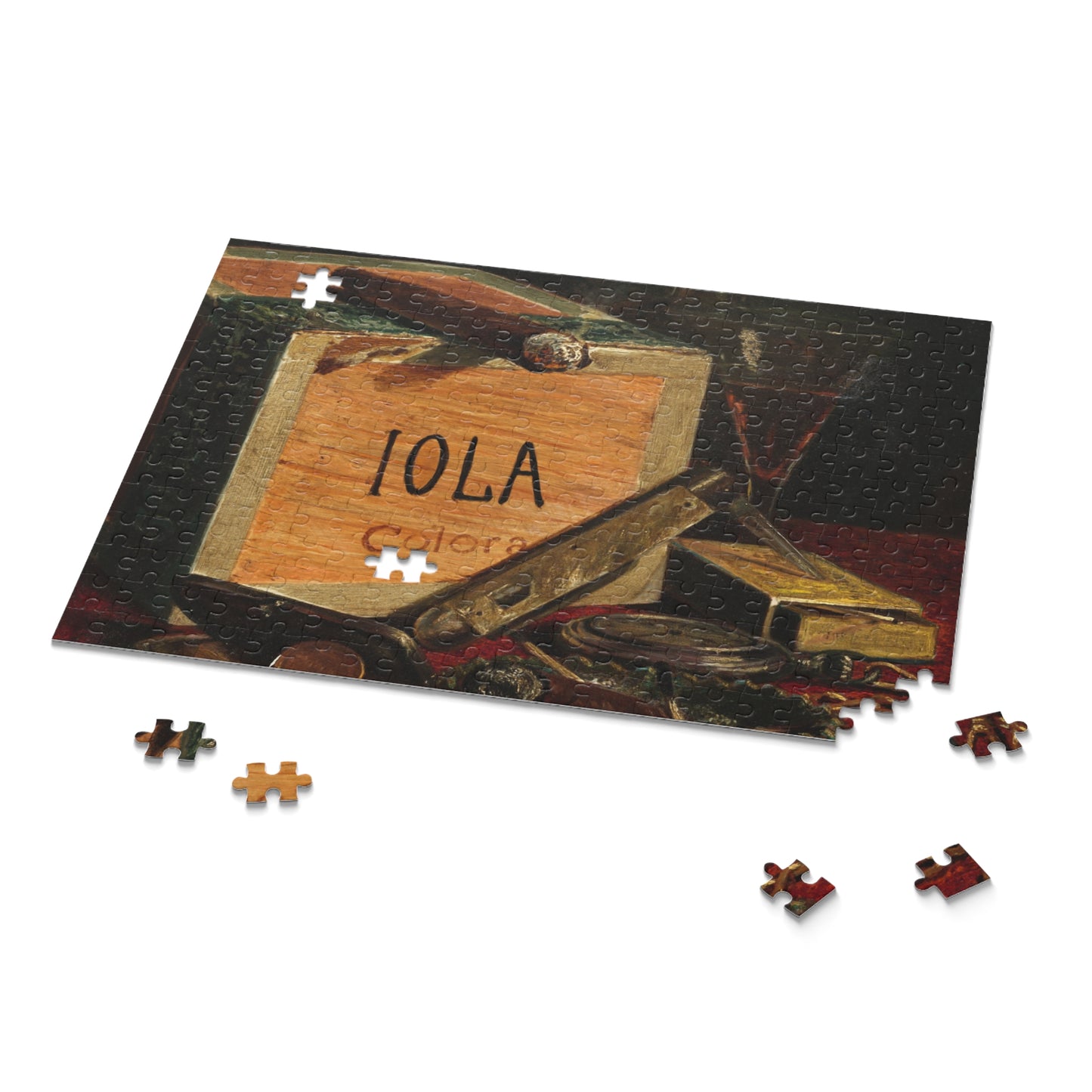 Gentlemen's Still Life by John O'Brien Inman Jigsaw Puzzle