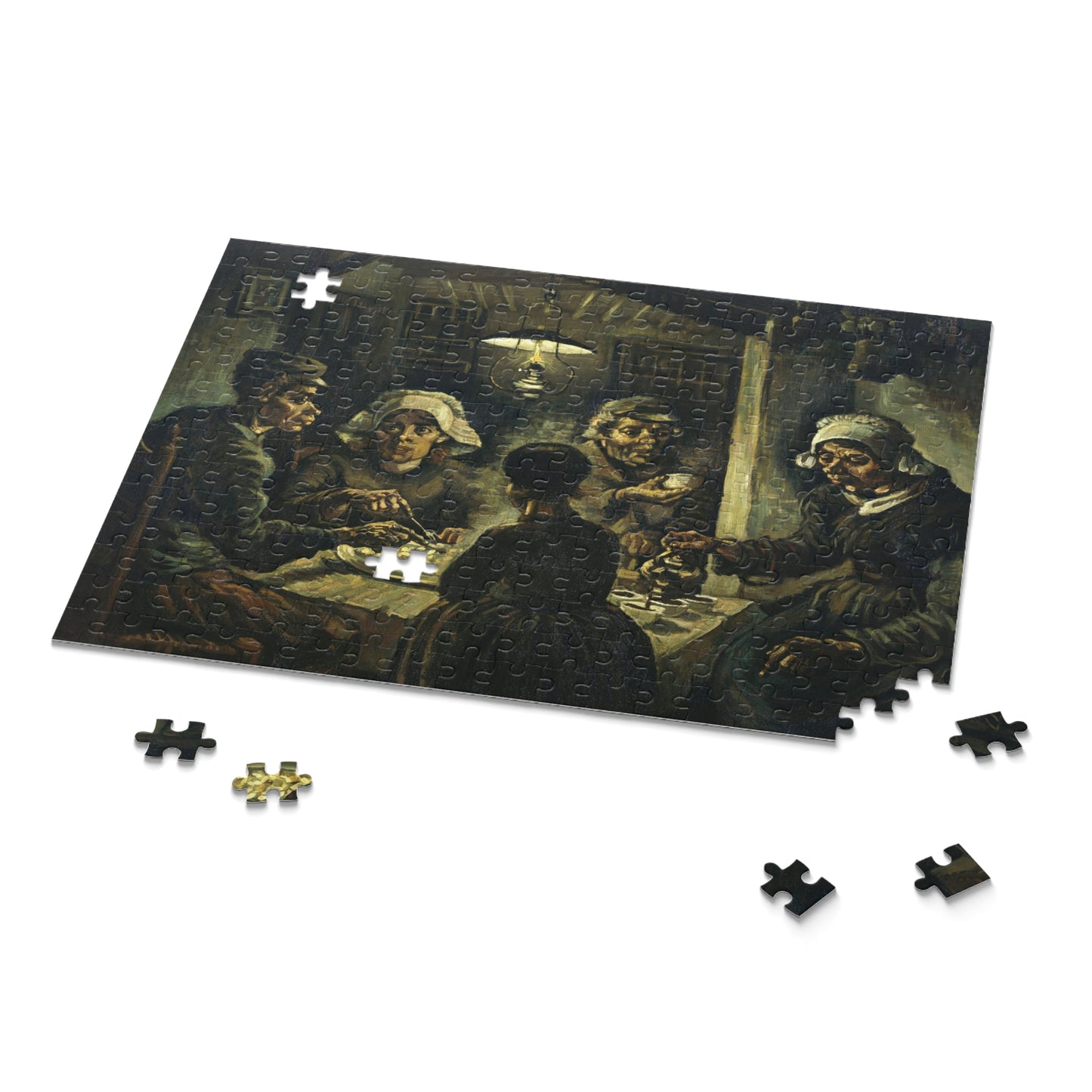 The Potato Eaters Painting by Vincent van Gogh Jigsaw Puzzle