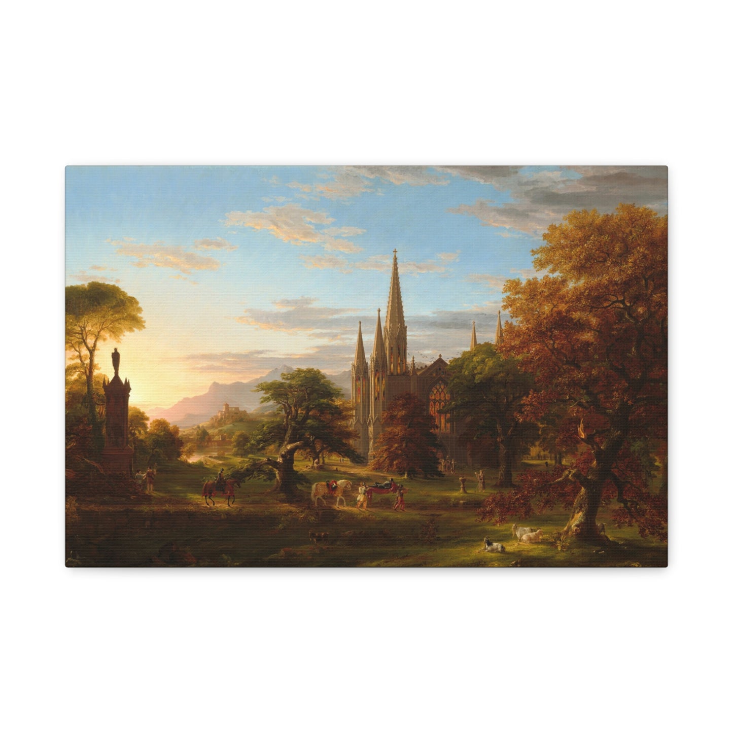 The Return by Thomas Cole Canvas Print