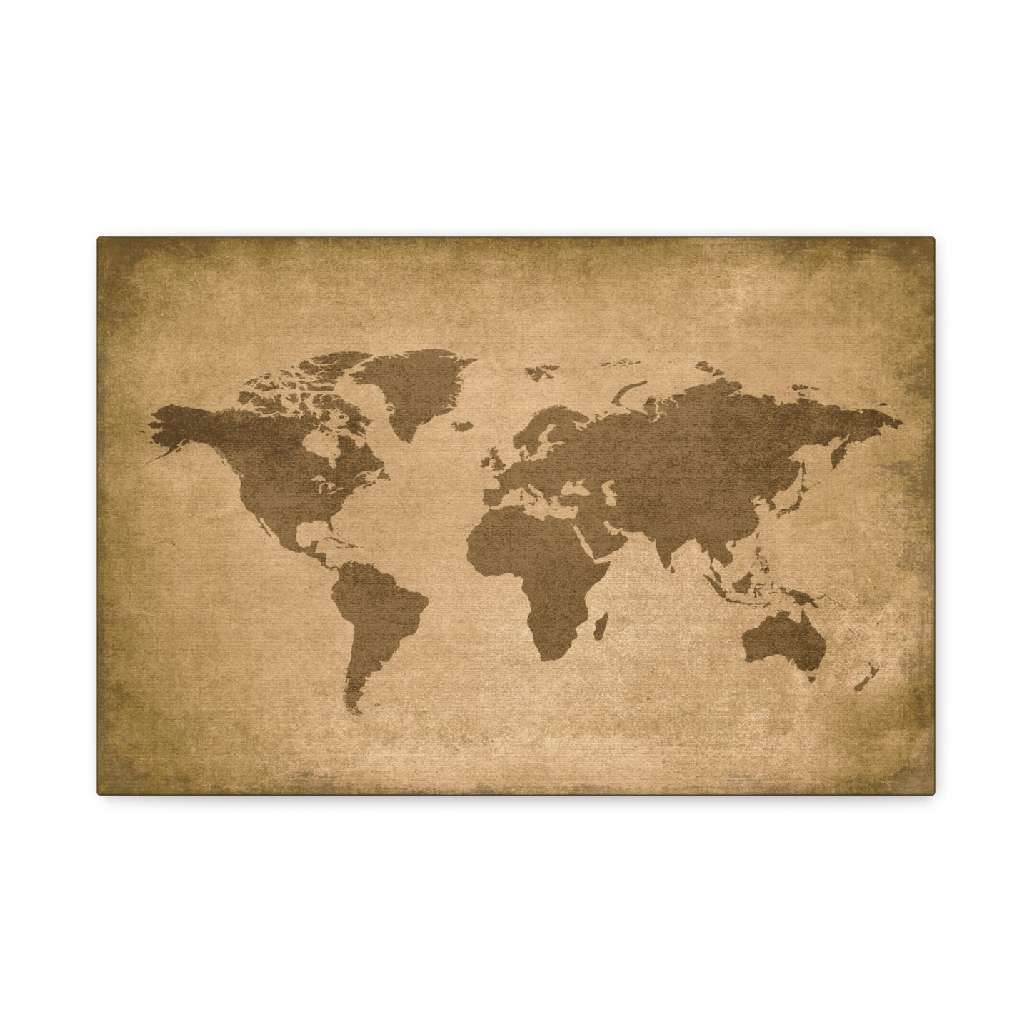 Vintage World Map Canvas Wall Art
