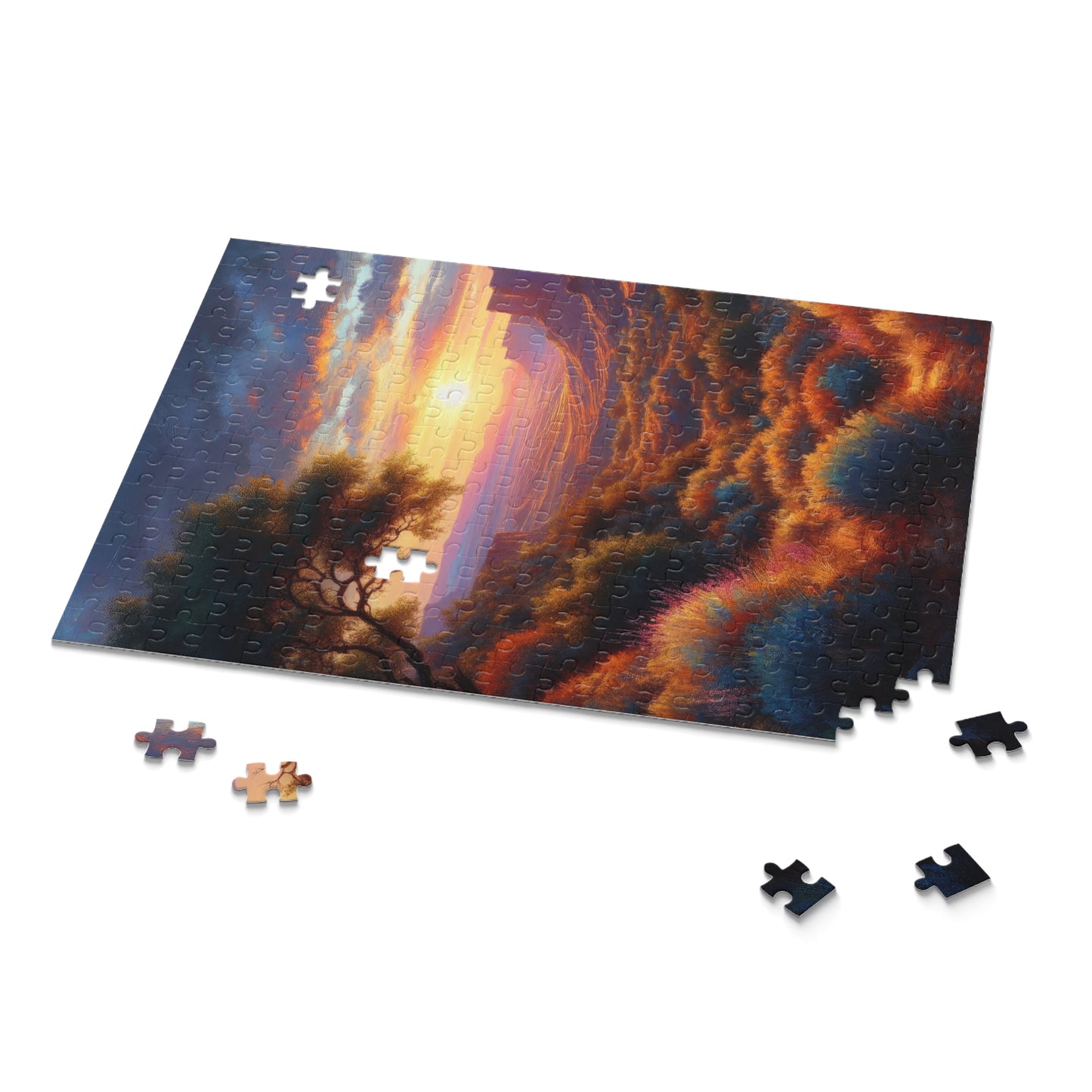 Sunrise in The Desert Southwest Jigsaw Puzzle