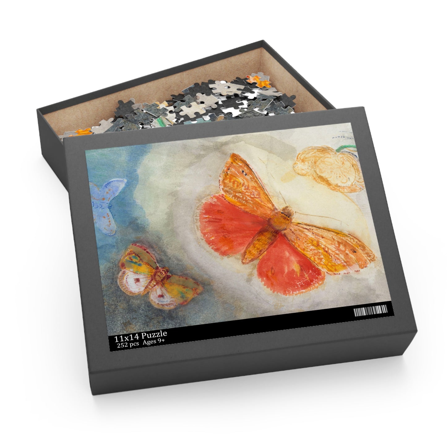 Papillons et fleur by Odilon Redon Jigsaw Puzzle