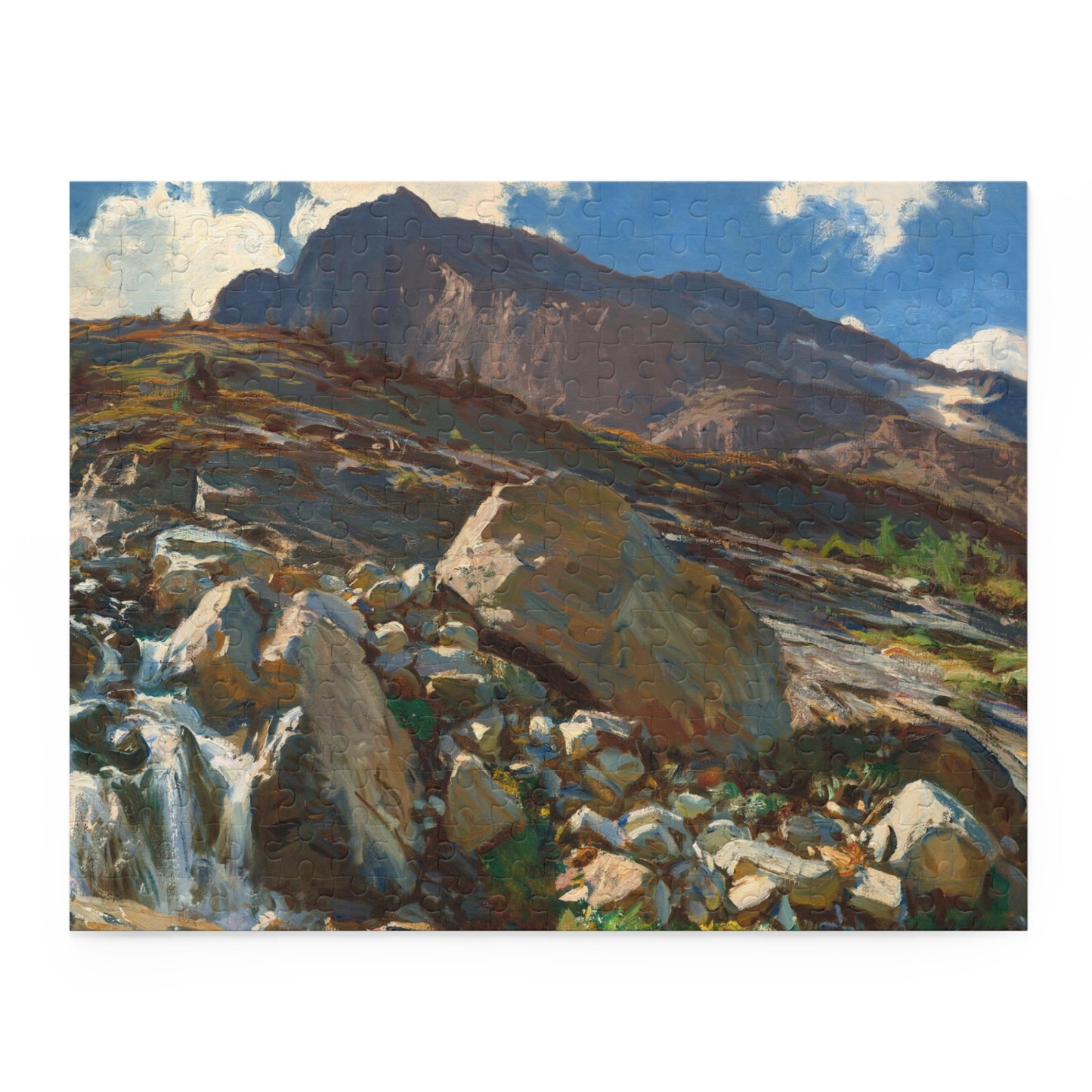 Simplon Pass by John Singer Sargent Jigsaw Puzzle
