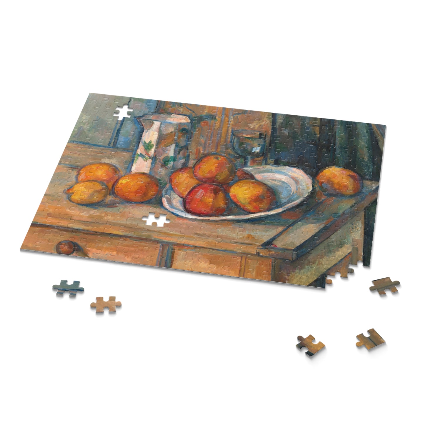 Still Life with Milk Jug and Fruit by Paul Cezanne Jigsaw Puzzle