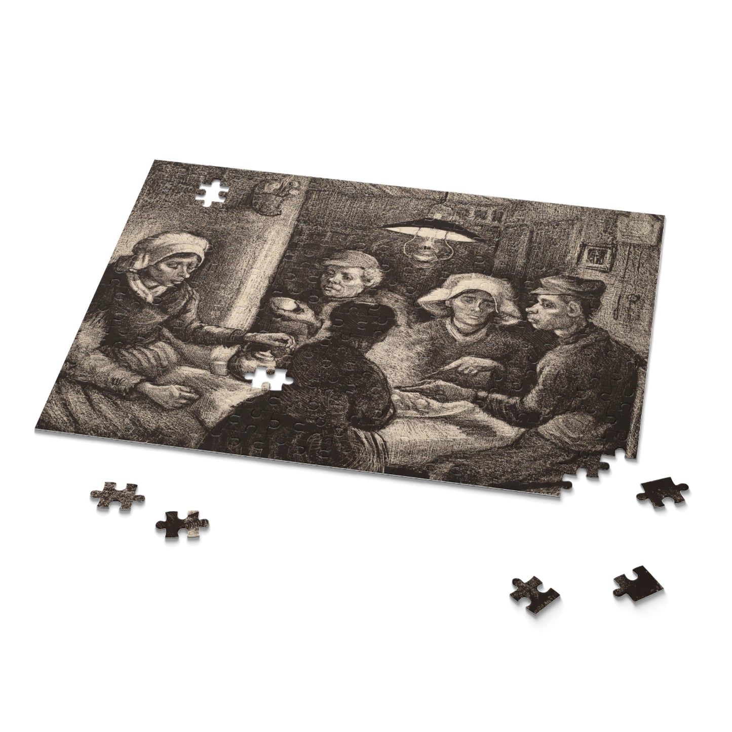 Potato Eaters by Vincent van Gogh Jigsaw Puzzle