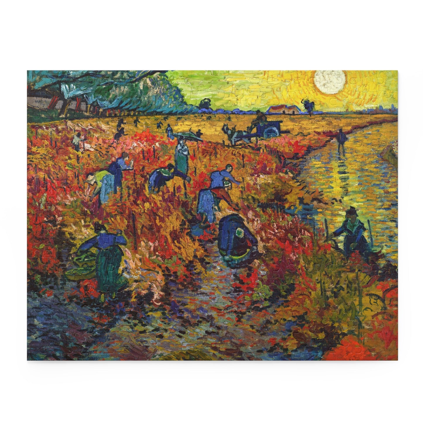 The Red Vineyard by Vincent van Gogh Jigsaw Puzzle