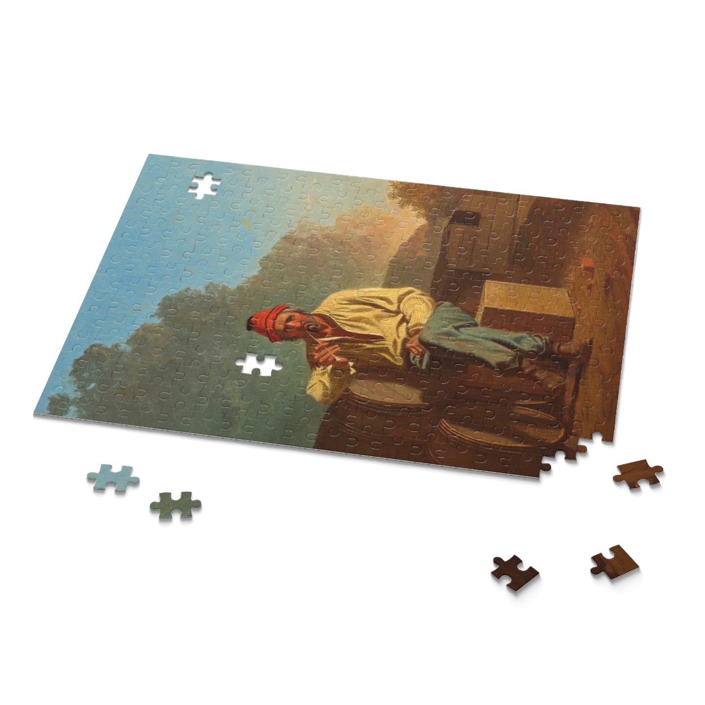 Mississippi Boatman by George Caleb Bingham Jigsaw Puzzle