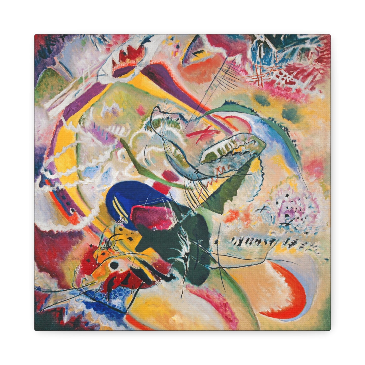 Improvisation 35 by Wassily Kandinsky Canvas Print