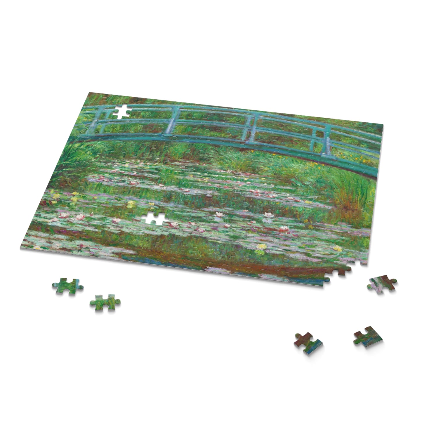 The Japanese Footbridge by Claude Monet Jigsaw Puzzle