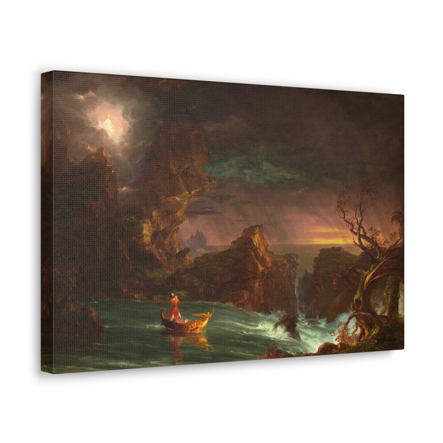 The Voyage of Life: Manhood by Thomas Cole Canvas Print