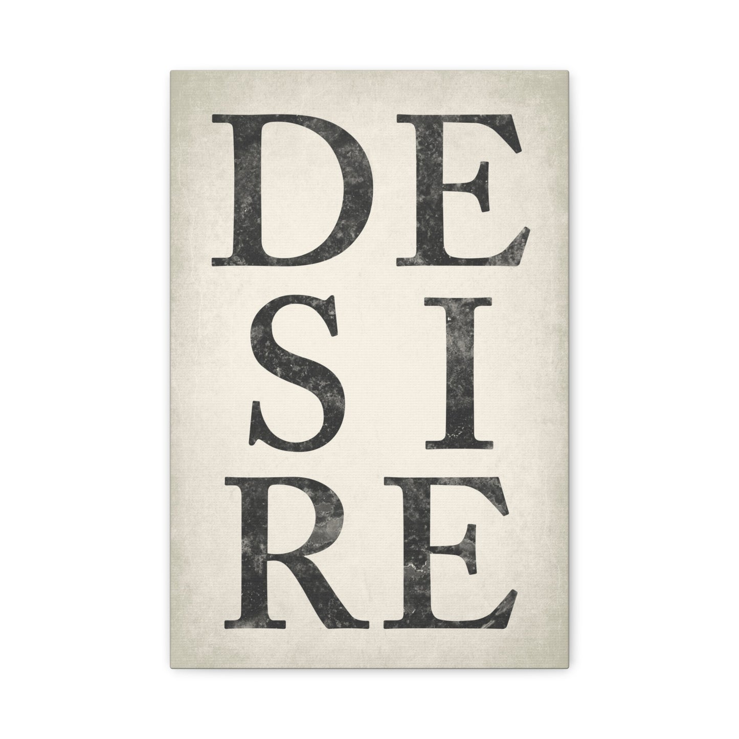 Desire, Motivational Canvas Print