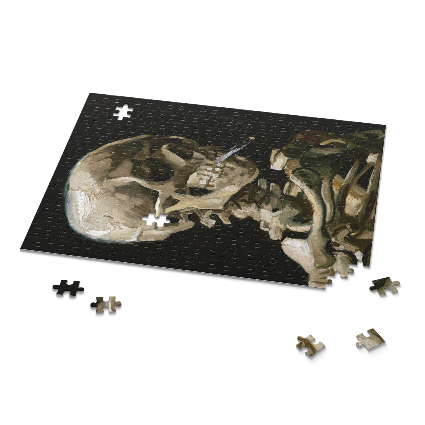 Head of a Skeleton with A Burning Cigarette by Vincent van Gogh Jigsaw Puzzle