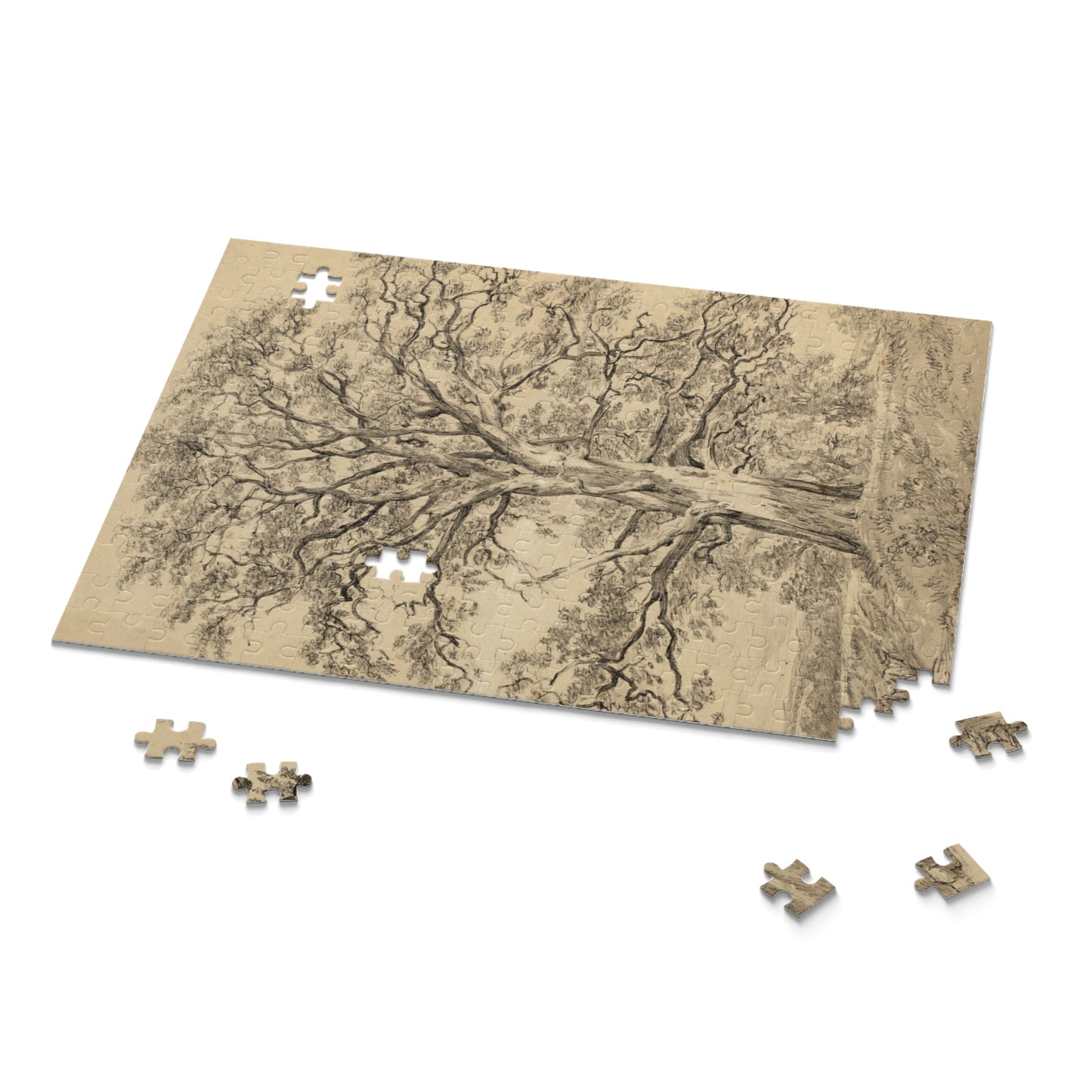 A Great Oak Tree by John Constable Jigsaw Puzzle