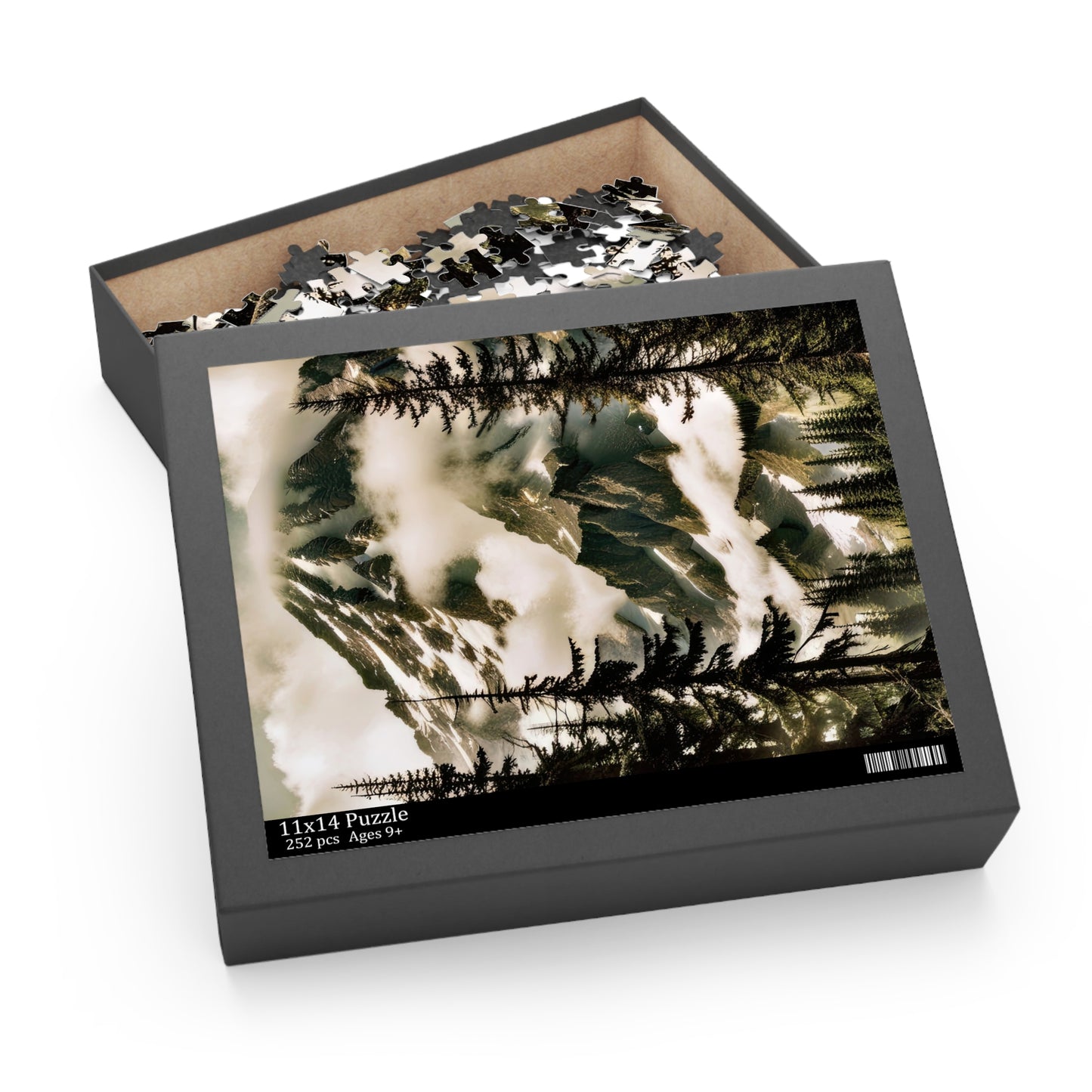 Mount Rainier Scenic Landscape Photo III Jigsaw Puzzle