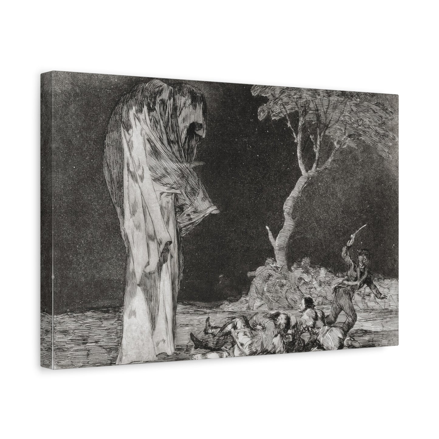 Disparate de miedo by Francisco de Goya Canvas Print
