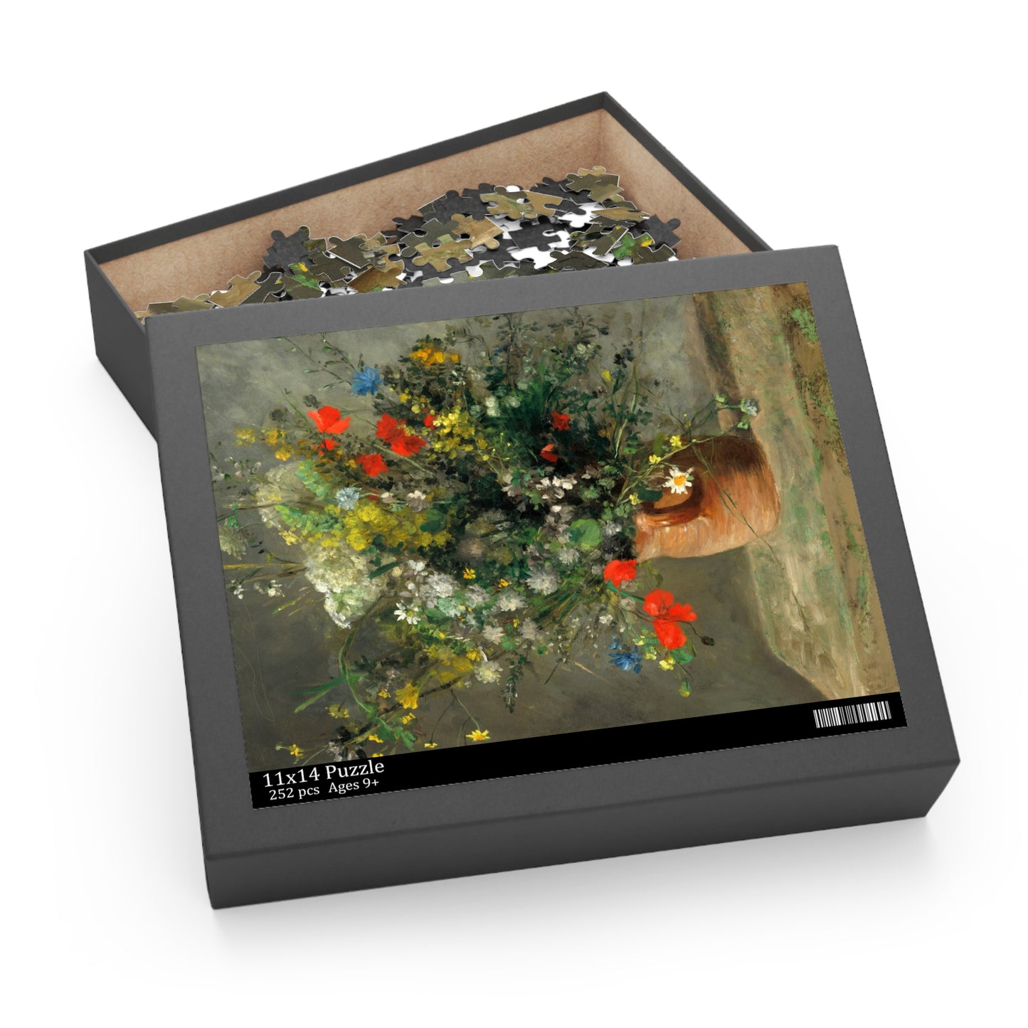 Flowers in a Vase by Auguste Renoir Jigsaw Puzzle