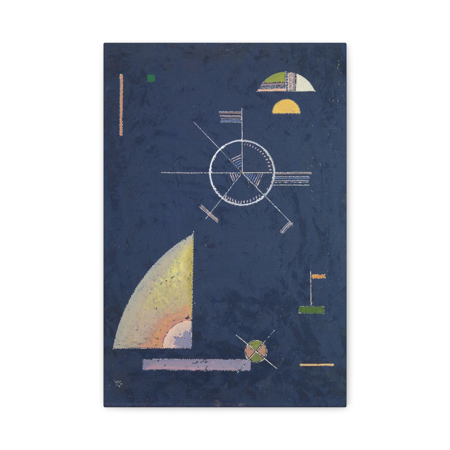 Dull gray by Wassily Kandinsky Canvas Print