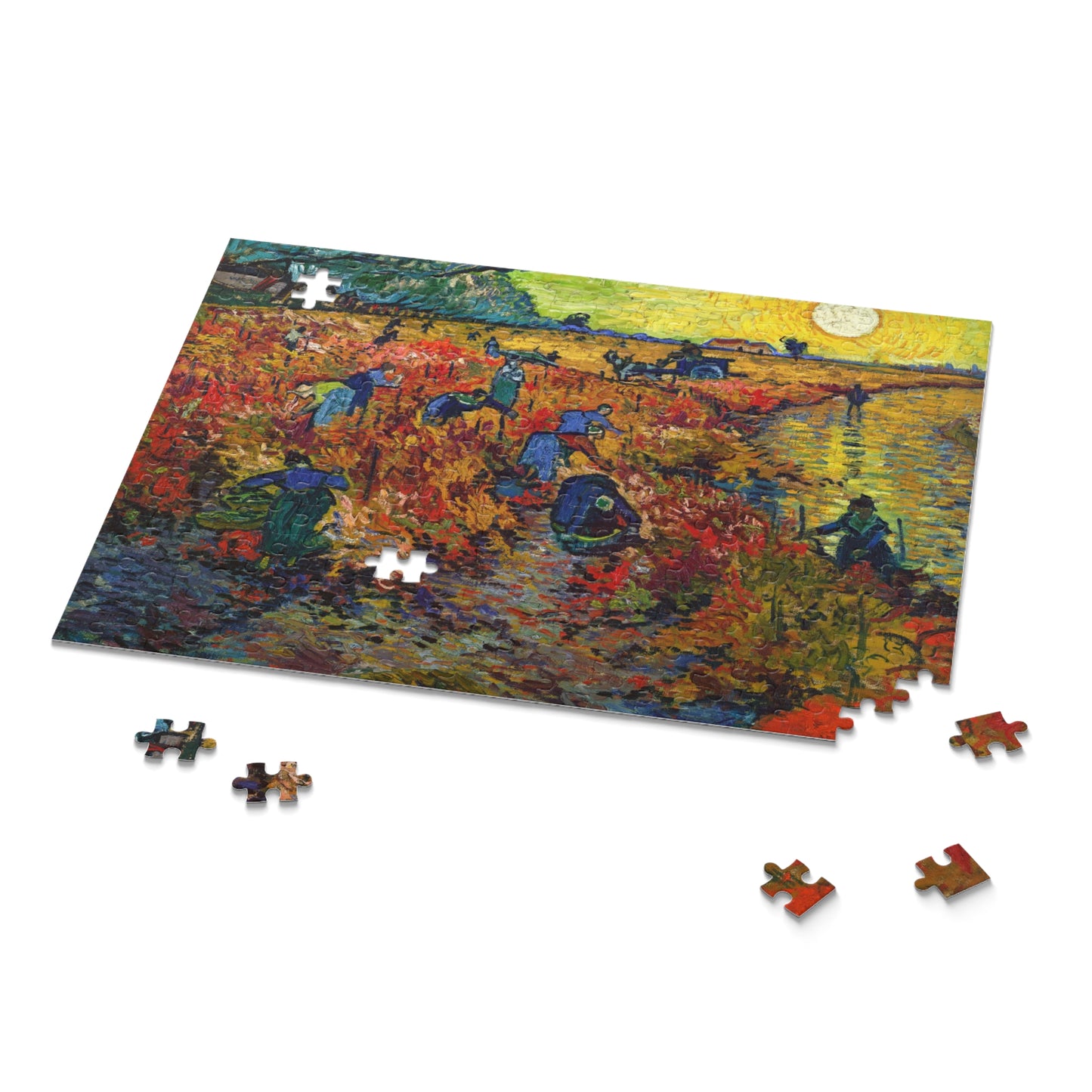 The Red Vineyard by Vincent van Gogh Jigsaw Puzzle