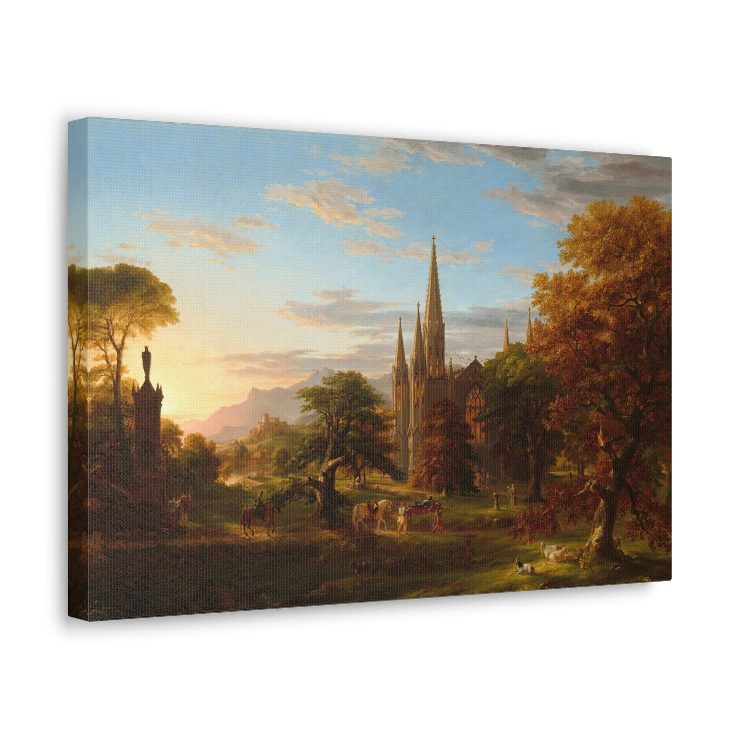 The Return by Thomas Cole Canvas Print
