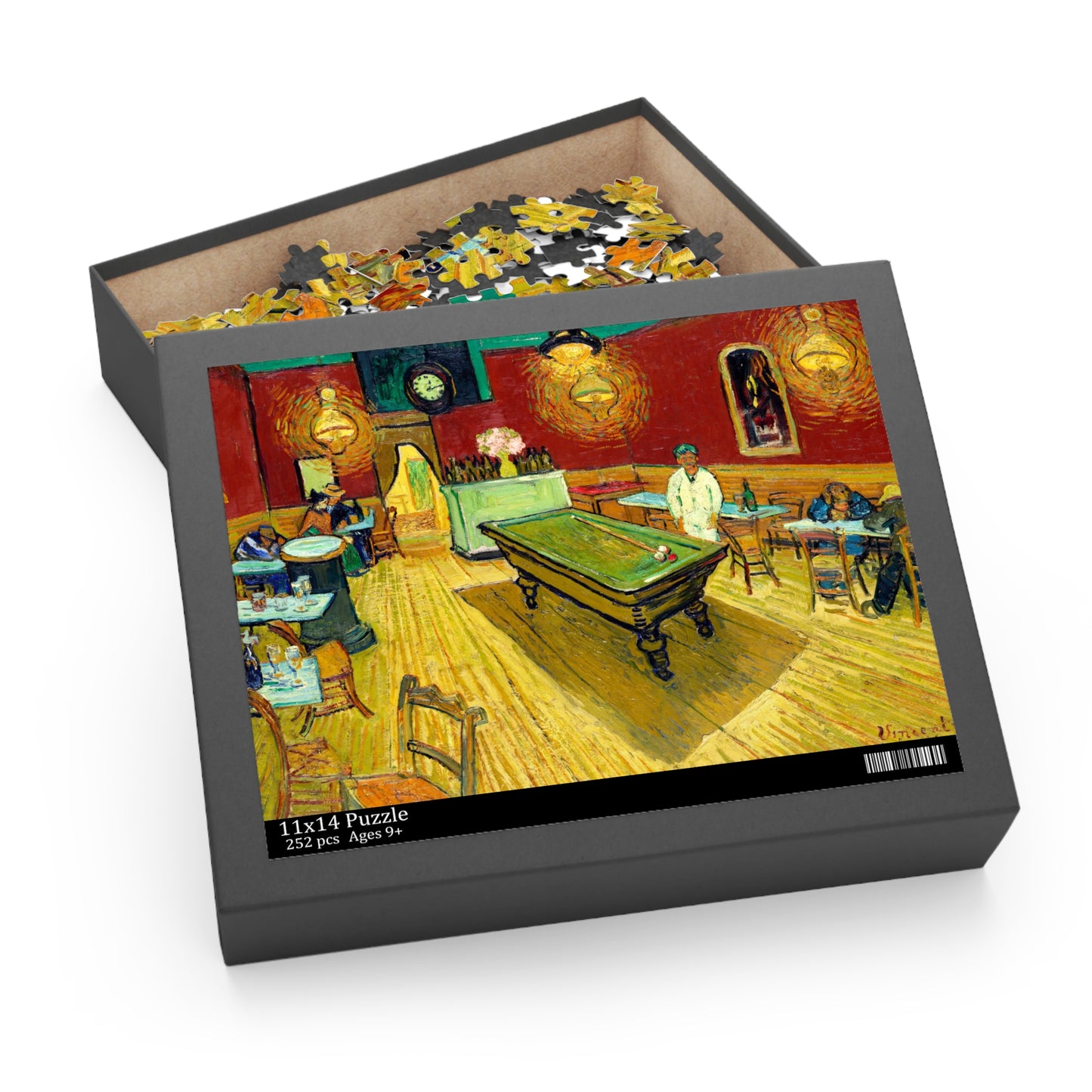 Le cafe de nuit (The Night Cafe) by Vincent van Gogh Jigsaw Puzzle