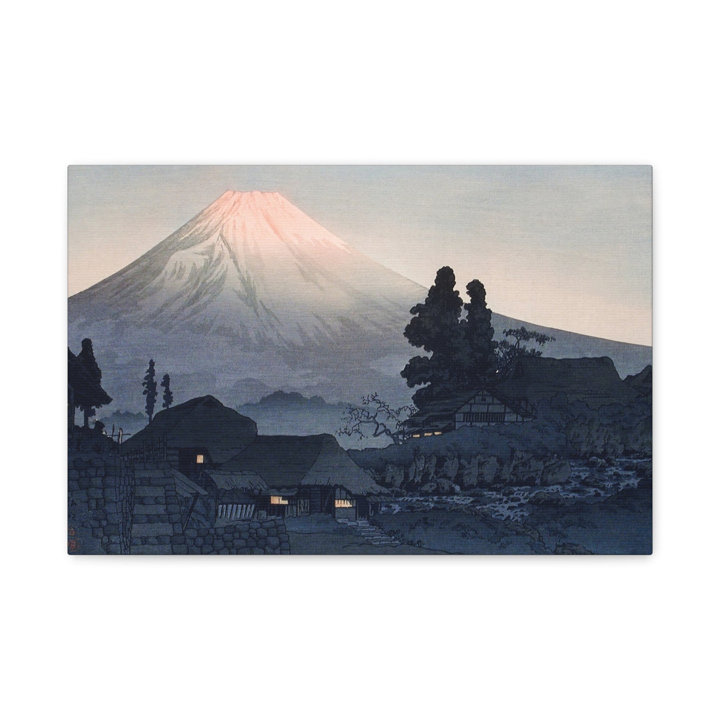 Mount Fuji From Mizukubo by Hiroaki Takahashi Canvas Print