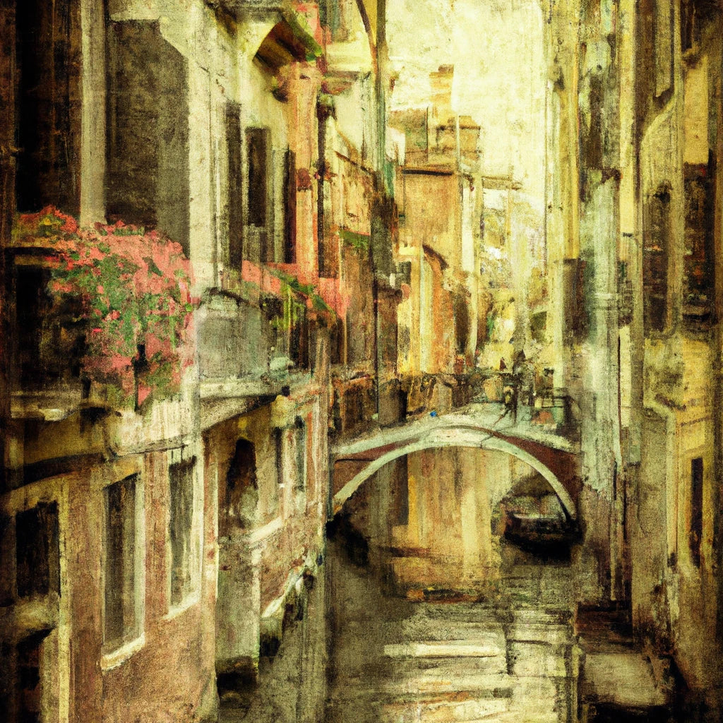 Venice and Canals I Art Print