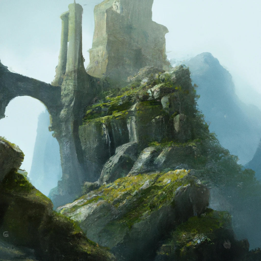 Landscape Painting I Art Print