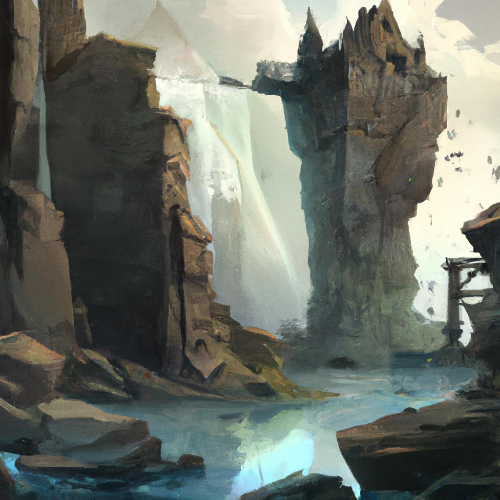 Landscape Painting II Art Print